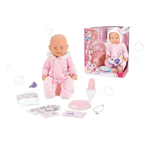 Кукла бебе Warm Baby пишкаща и плачеща със зимна дрешка | P92799