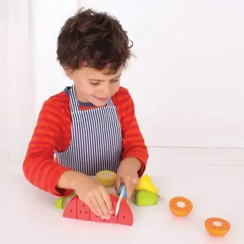 Детски плодове за рязане BigJigs Cutting Fruit Chefs Set | P92802