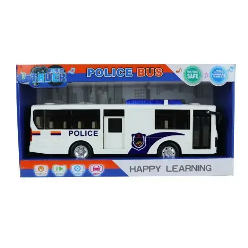 Автобус Ocie полиция със светлини и звуци | P92815