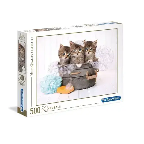 Пъзел Clementoni Kittens and Soap 500ч. | P93328