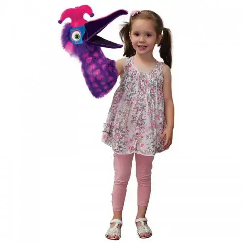 Детска играчка-Кукла ръкавица за театър Екзотична птица Дазъл  - 2
