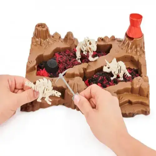 Детски кинетичен пясък Spin Master Разкопки на динозаври  - 5
