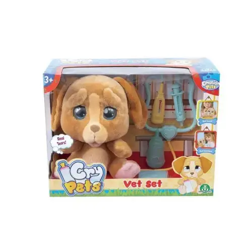 Детска играчка-Куче със сълзи с Ветеринарни Принадлежности  - 4