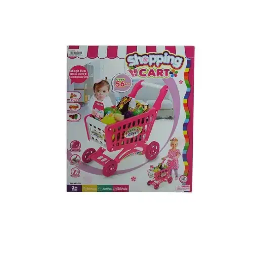 Детска количка за пазаруване Ocie Shopping Cart Розова 56ч. | P93670