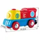 Детска играчка Цветно локомотивче с батерия Hape  - 4