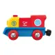 Детска играчка Цветно локомотивче с батерия Hape  - 1