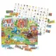 Детски сет Първи 100 английски думи-Двустранен пъзел Ферма Headu  - 3