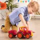Детска играчка - Трактор с ремарке Driven червен  - 3