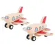 Детска играчка - Самолетче BigJigs Pull Back Planes  - 1