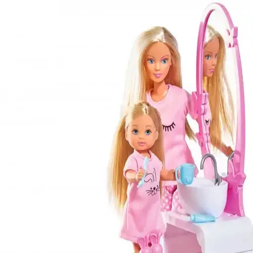 Детска играчка - Баня с кукли Стефи и Еви Steffi Love  - 2