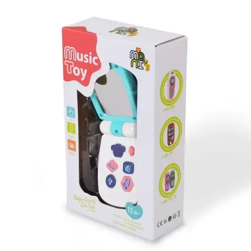 Бебешки музикален телефон с капаче Green Moni Toys | P93845