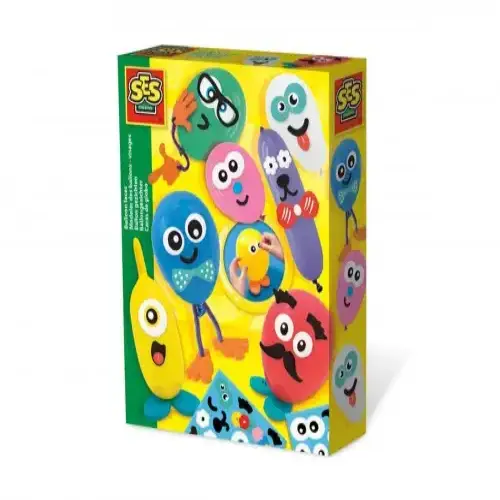 Детски комплект з игра - Лица от балони SES | P94031