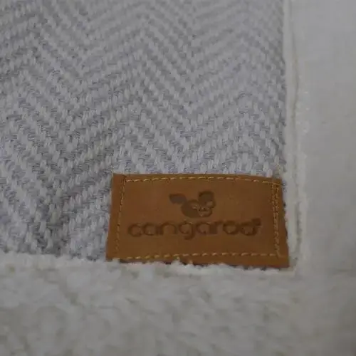 Бебешко одеяло Cangaroo Pom Pom сиво | P94049