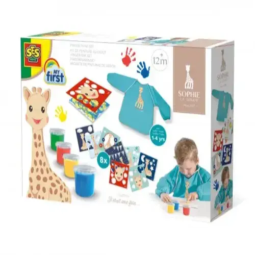 Детски комплект боя за пръсти жирафчето Софи SES | P94210