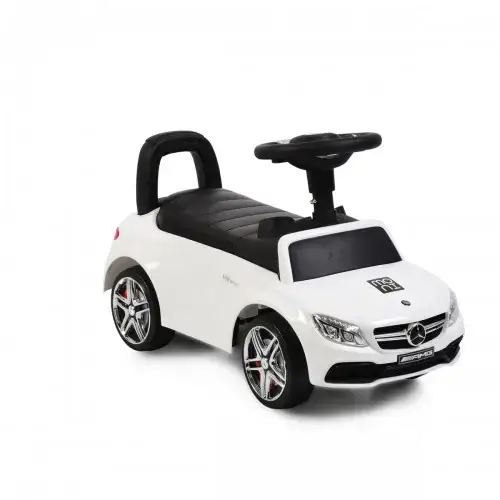 Детска кола за бутане Moni Mercedes C63 Coupe бяла | P94847