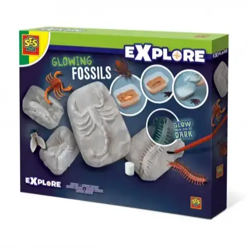 Детски комплект - Светещи вкаменелости SES | P94853