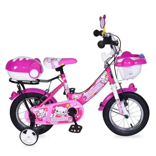 Детски велосипед 12 инча Swimming розов | P94877