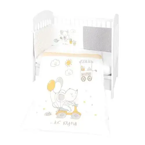 Бебешки спален комплект Kikkaboo 2 части - Joyful Mice | P95026