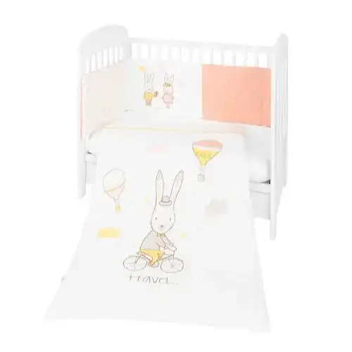 Бебешки спален комплект Kikkaboo 2 части - Rabbits in Love | P95028