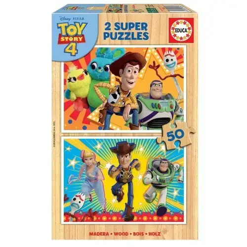 Детски пъзел Educa Toy Story 4 2х50ч. | P95596