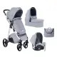 Комбинирана количка KikkaBoo 3 в 1 - Ugo Light Grey Melange 2020 