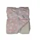 Бебешко одеяло Cangaroo Shaggy 105/75 см - розов  - 1
