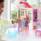 Детски комплект розова къща с басейн и с кукла Barbie  - 6