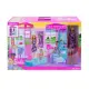 Детски комплект розова къща с басейн и с кукла Barbie  - 1