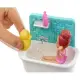 Детски игрален комплект детегледачка: Време за баня Barbie  - 3