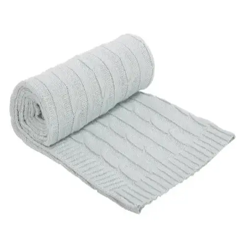 Бебешко плетено памучно одеяло Kikka Boo Mint | P96230