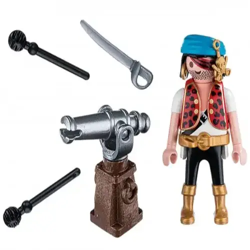 Детска играчка - Пират с оръдие Playmobil | P96312
