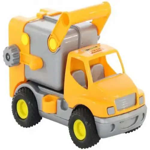 Детски оранжев боклукчийски камион Polesie | P96363
