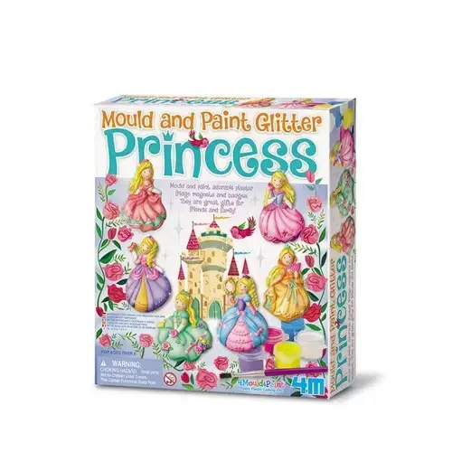 Детски комплект - Отлей и оцвети Принцеси блестящи 4M | P96513