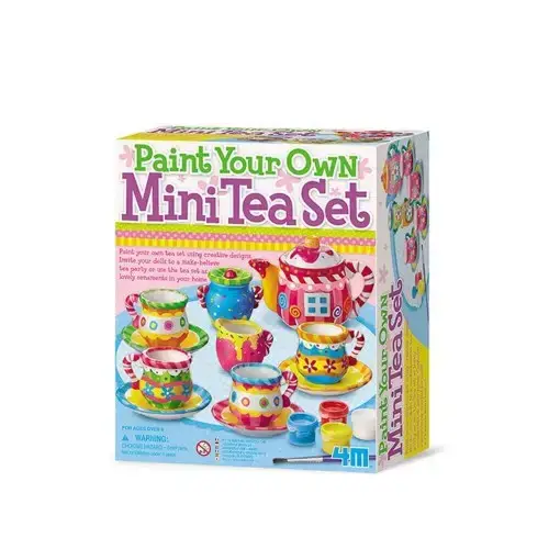 Детски сервиз за чай-Нарисувай и оцвети-4M | P96518