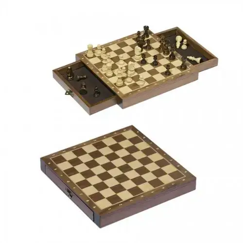 Детски магнитен шах с чекмеджета Goki | P96631