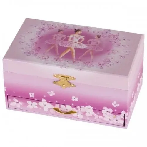 Детска музикална кутия за бижута с чекмедже Goki Балерина | P96648