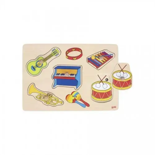 Детски музикален пъзел Goki Музикални инструменти 