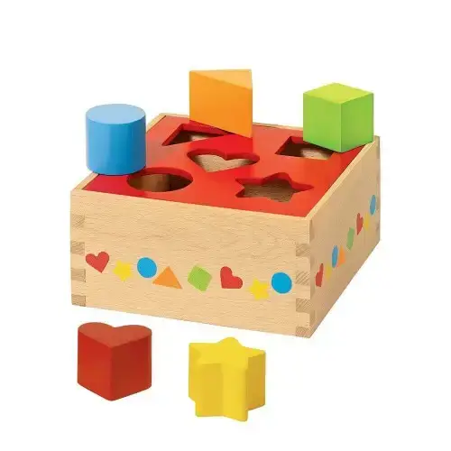 Детска играчка - Кутия за сортиране Goki, 7 части | P96734