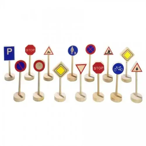 Детски комплект - Пътни знаци Goki | P96754