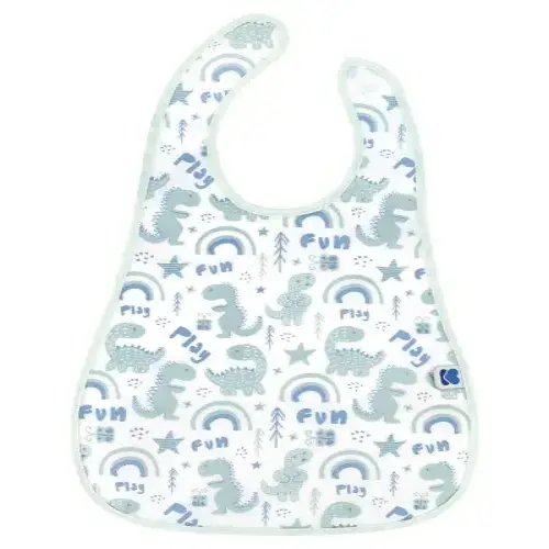 Бебешки лигавник с джоб непромокаем Kikka Boo Dinosaur Blue | P96873