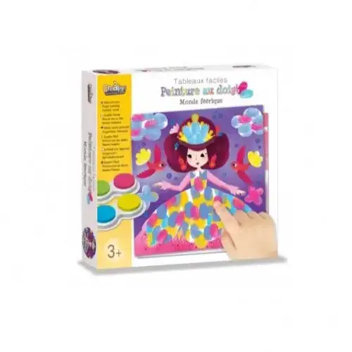 Детски комплект за рисуване с пръсти Crealign Фантастичен свят | P96992