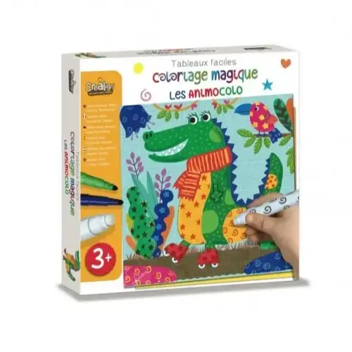 Детски карти Crealign Животни за оцветяване с магически маркери | P97047