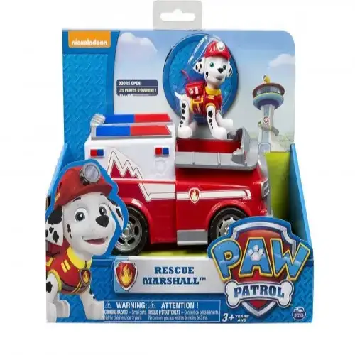 Детска играчка - Маршал с пожарна кола Spin Master Пес Патрул | P97100