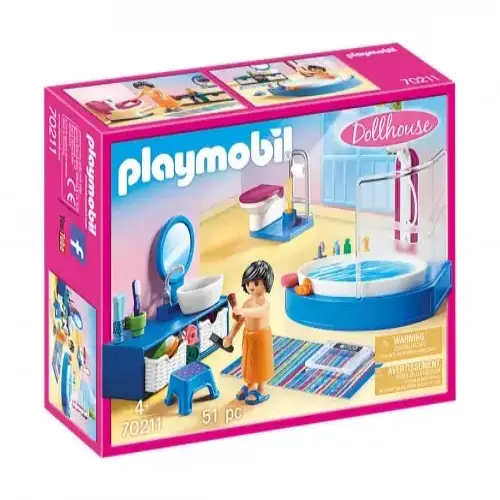Детски комплект - Баня с вана Playmobil | P97109