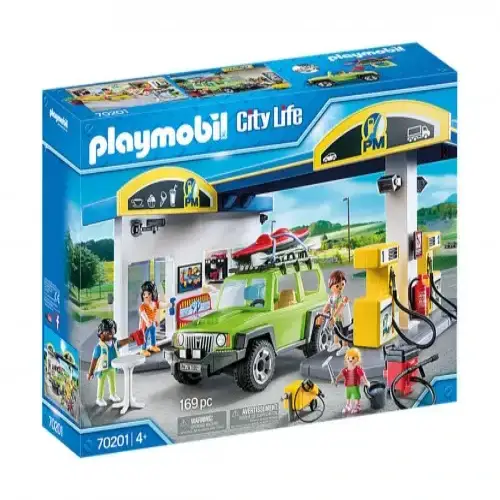 Детски комплект за игра - Бензиностанция Playmobil | P97110