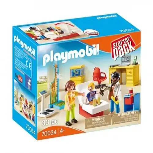 Детски комплект - Кабинет на педиатър Playmobil | P97123
