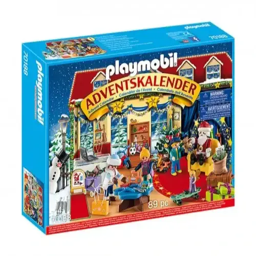 Детски Коледен календар Playmobil Коледен магазин за играчки | P97128