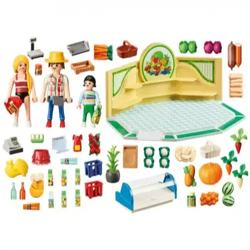 Детски комплект - Магазин за хранителни стоки Playmobil | P97135