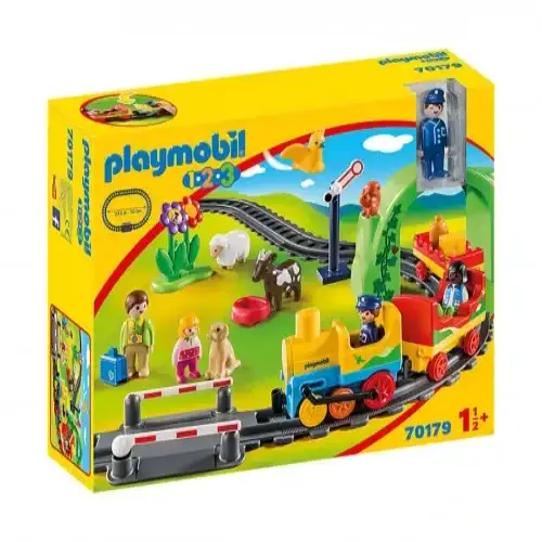 Детски комплект за игра - Моят първи комплект с влакче Playmobil | P97147