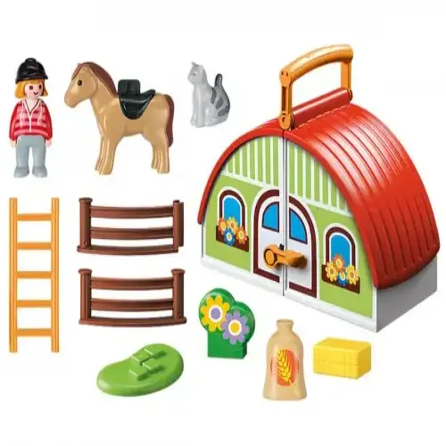 Детски комплект за игра - Моята преносима ферма Playmobil | P97149